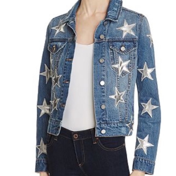 Bagatelle Cropped Star Jean Jacket - Picture 6 of 6